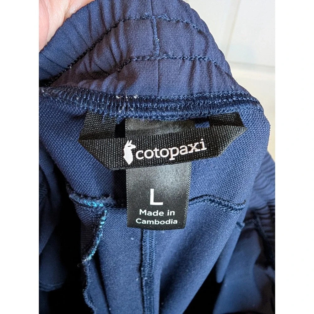 Cotopaxi Subo Pants Navy Blue Excellent Jogger Hiking - Size L
